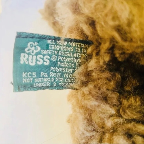 Russ Berrie Moose Plush with scarf named Buck Winter Christmas Stuffed Animal - Picture 5 of 8